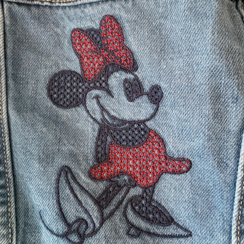Baby GAP Blue Denim Disney Minnie Mouse Kids Jacket - Picture 4 of 6
